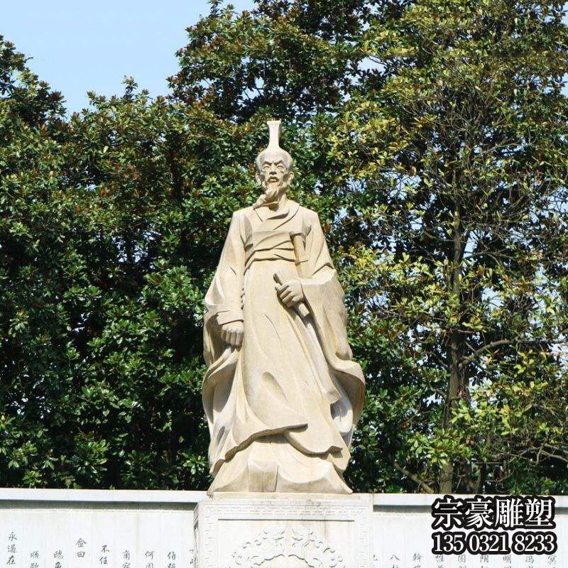 戰(zhàn)國(guó)名人屈原石雕塑像